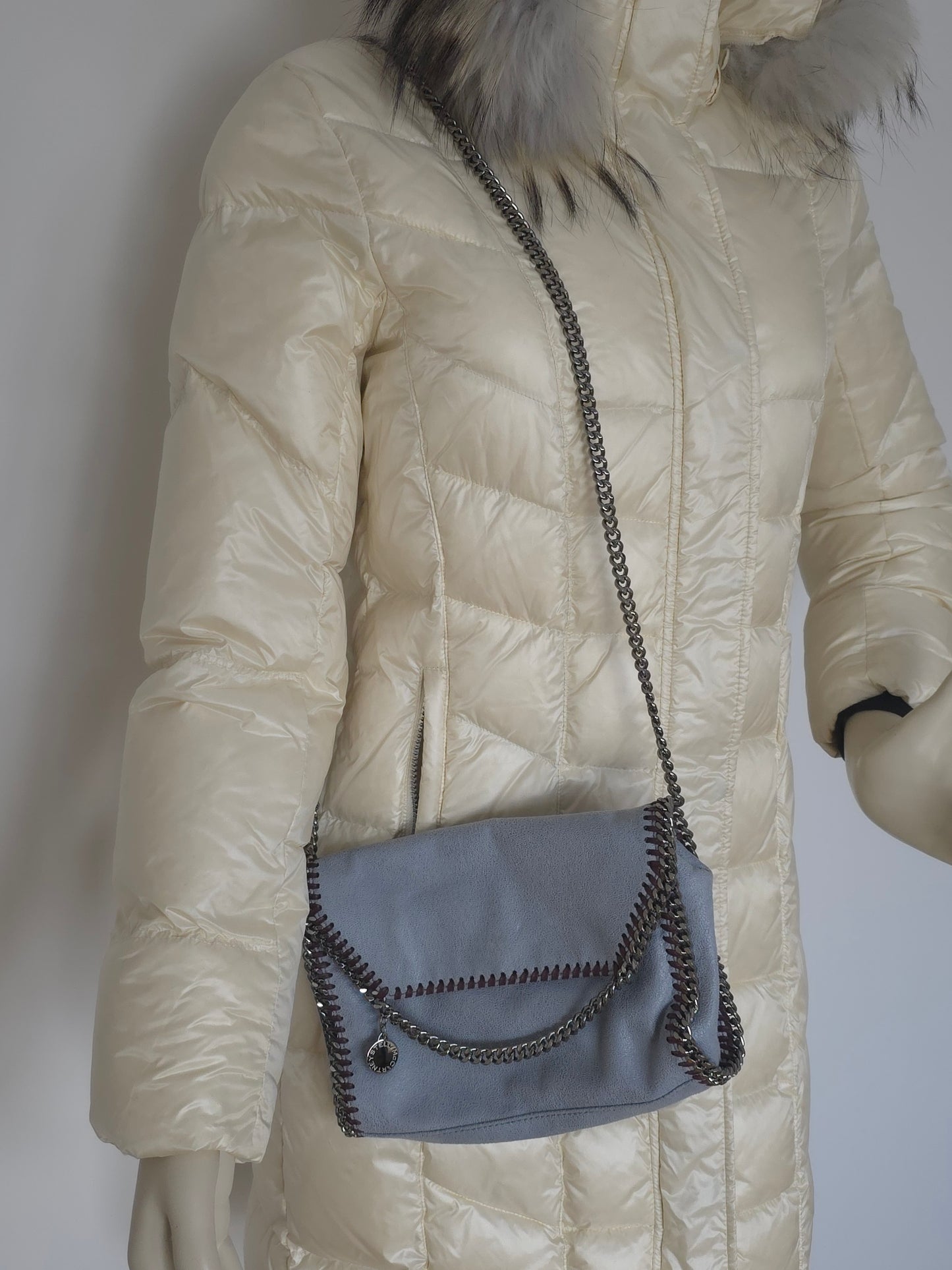 Stella McCartney Falabella Clutch hellblau
