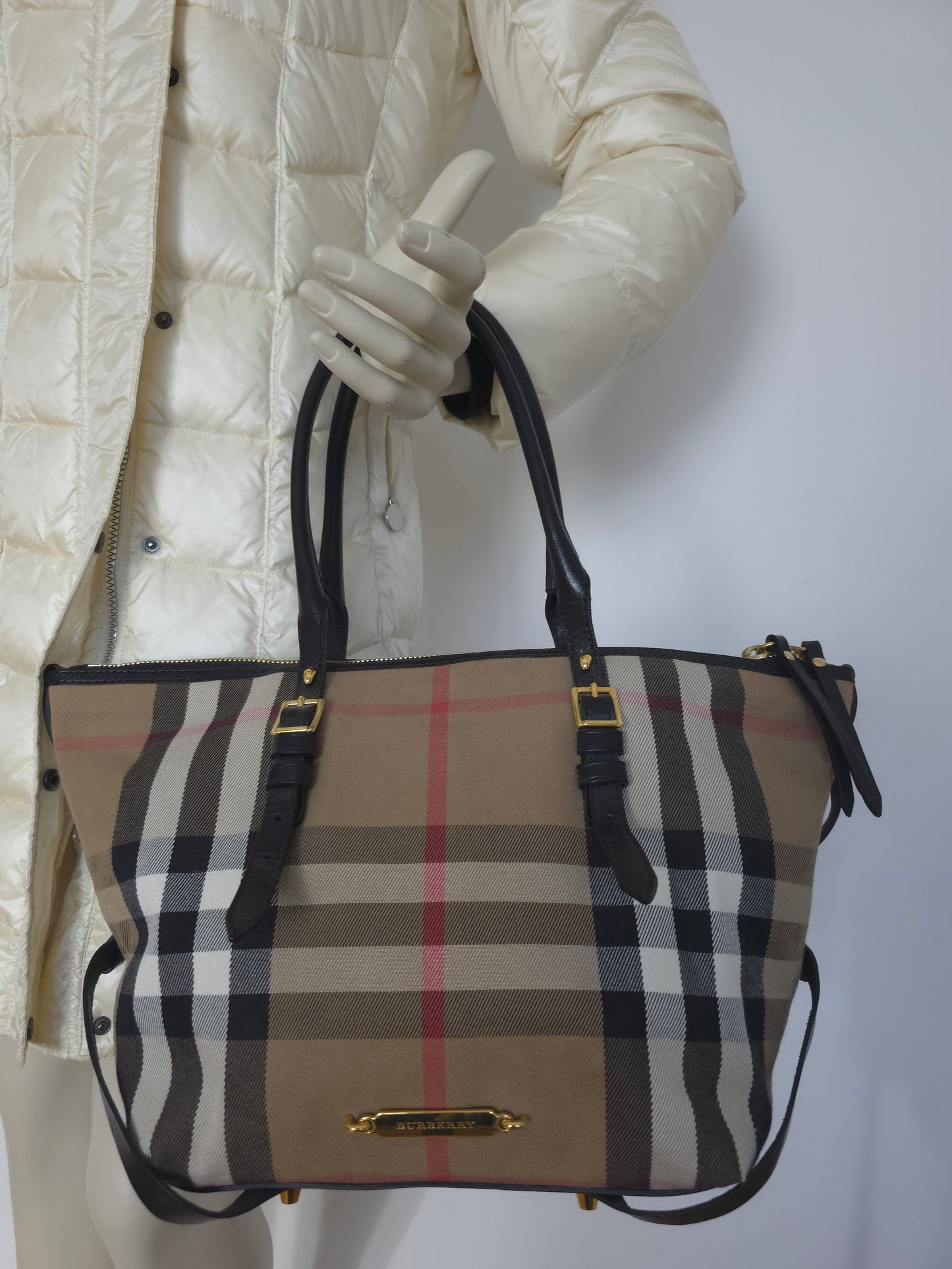 Burberry Bridle House Check Tote
