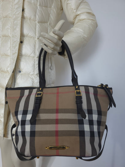 Burberry Bridle House Check Tote