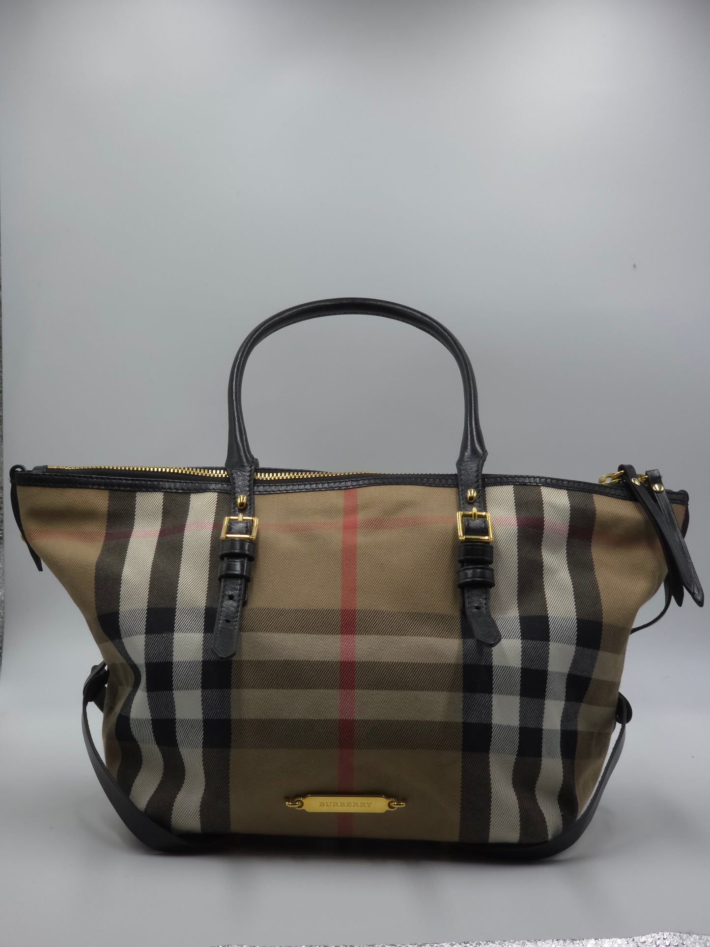 Burberry Bridle House Check Tote