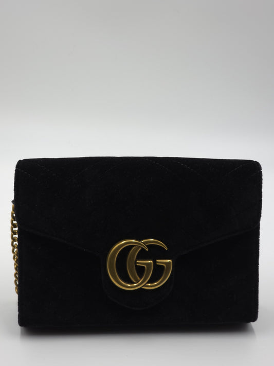 Gucci GG Marmot Mini Wildleder