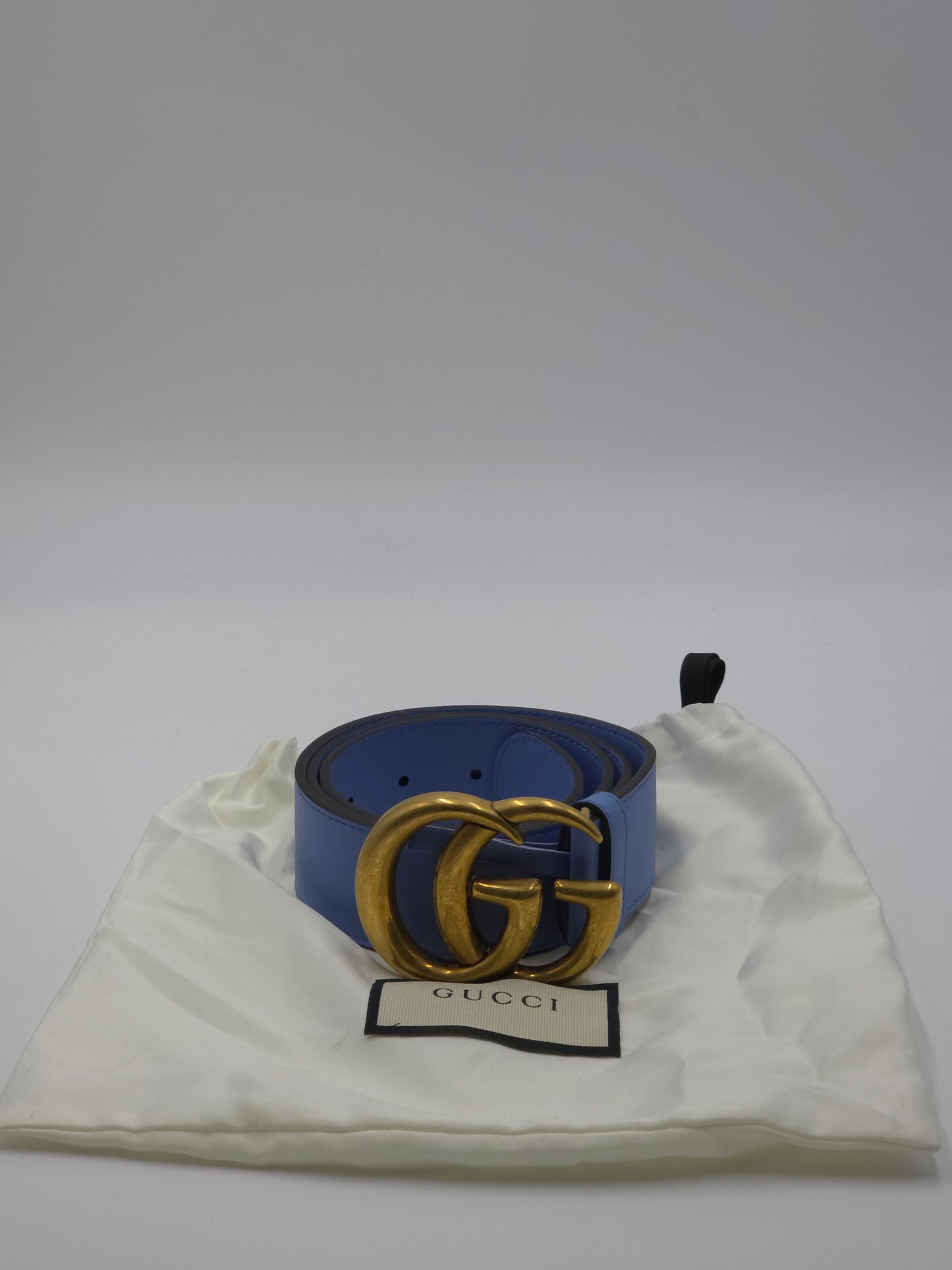 Gucci Breiter GG Marmont Gürtel Gr. 85