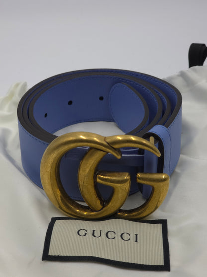 Gucci Breiter GG Marmont Gürtel Gr. 85