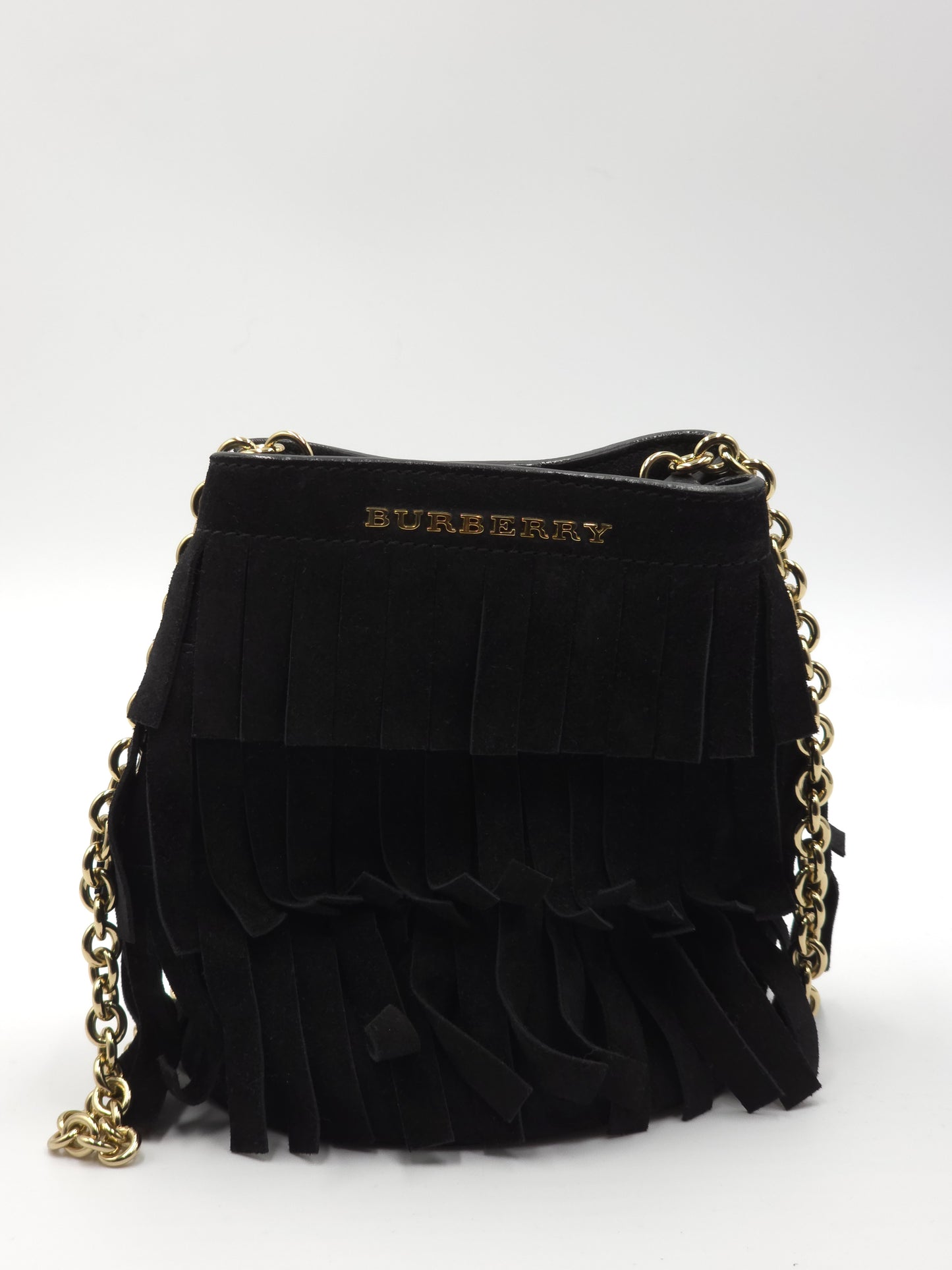 Burberry Crossbody schwarz Wildleder